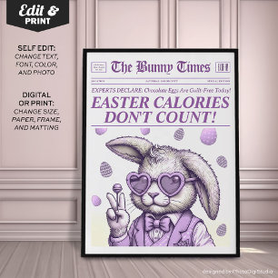 Poster Jornal da Páscoa da Tendy, Decorações da Páscoa