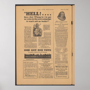 Poster Jornal Vintage