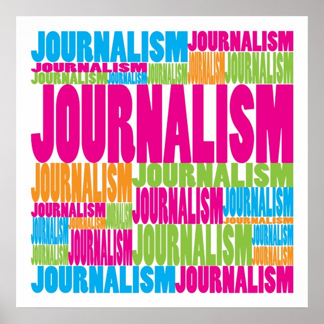 Pôster Jornalismo Colorido (Frente)