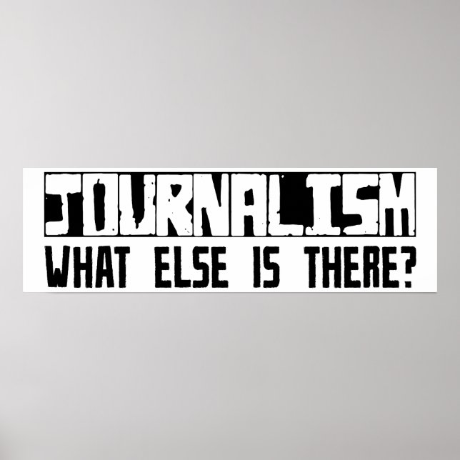 Poster Jornalismo O Que Mais Há? (Frente)