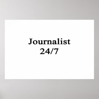 Pôster Jornalista 24/7