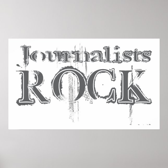 Pôster Jornalistas Rock (Frente)