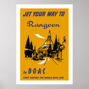 Pôster Jorra sua maneira a Rangoon