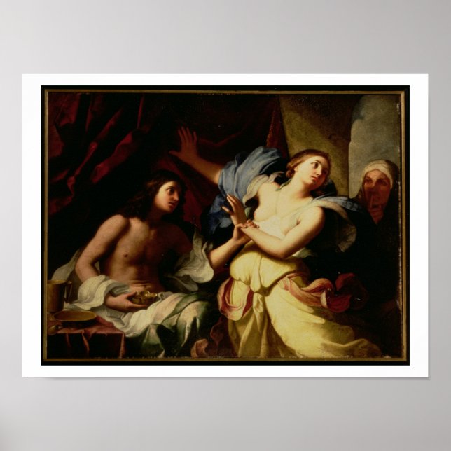 Pôster José com a Esposa de Potiphar (Frente)