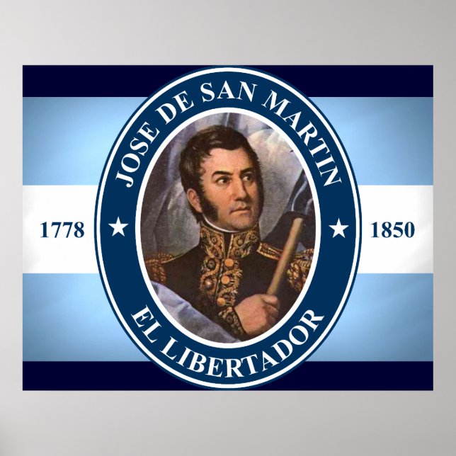 Pôster Jose de San Martin (Frente)