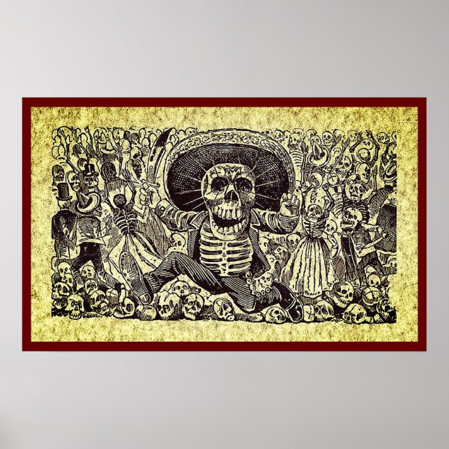 Poster José Guadalupe Posada Art Print (Frente)