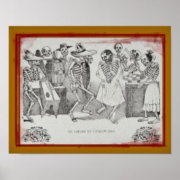 Poster José  Posada-El jarabe en ultratumba 14"x11" Print