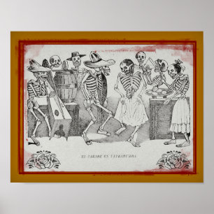 Poster José  Posada-El jarabe en ultratumba 14"x11" Print