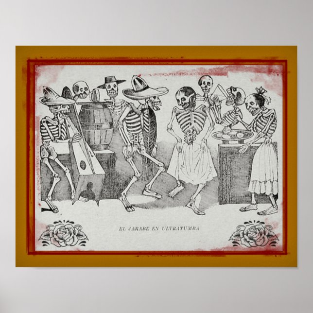 Poster José  Posada-El jarabe en ultratumba 14"x11" Print (Frente)