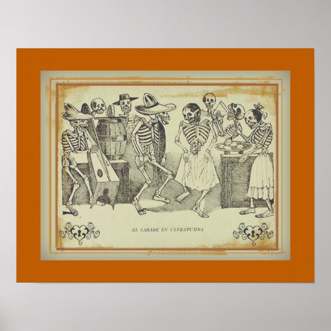 Poster José  Posada-El jarabe en ultratumba 18"x14.14"  (Frente)