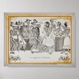 Poster José  Posada El jarabe en ultratumba 7x5.30 Print