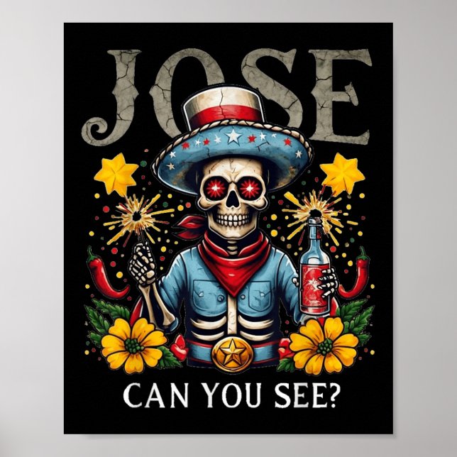 Poster Jose Você Pode Ver _ Anthem Engraçado do 4 de Julh (Frente)