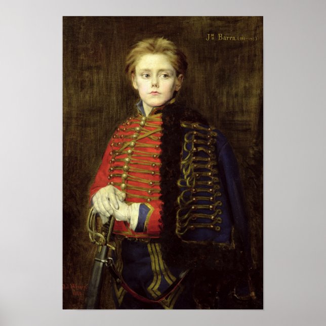 Poster Joseph Bara  as a Young Man (Frente)