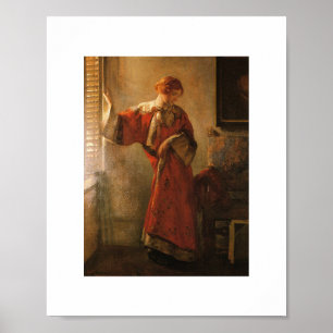 Poster Joseph DeCamp, A Janela Cega, Bela Arte