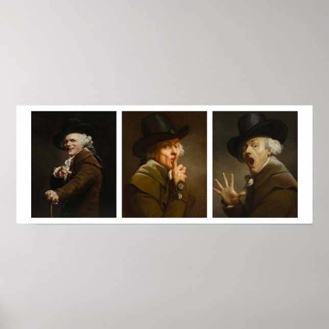 Poster Joseph Ducreux Collage (Frente)