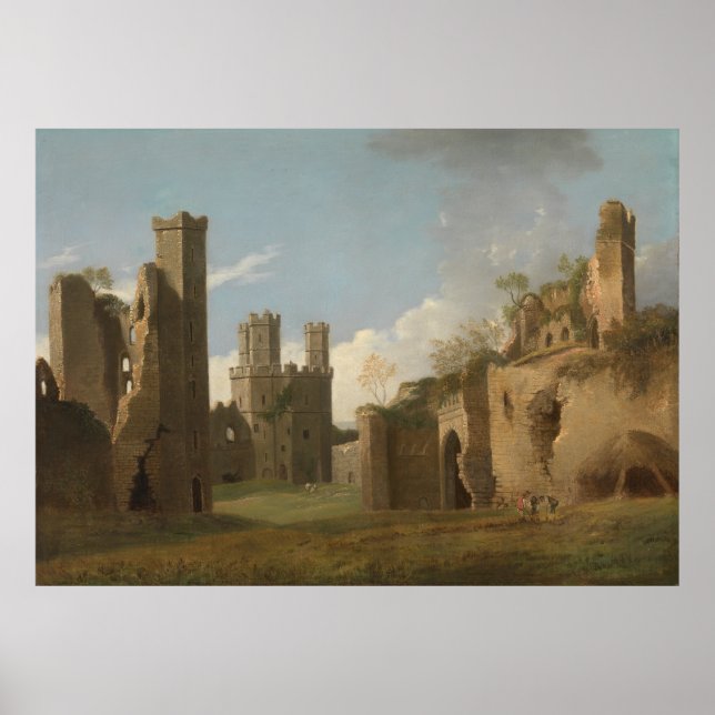 Poster Joseph Farington Caernarvon Castle (Frente)