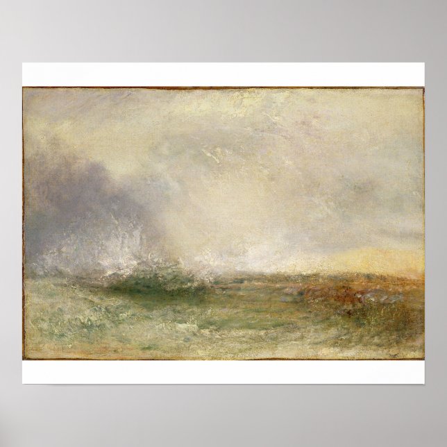 Pôster Joseph Mallord William Turner | Breakin de Stormy  (Frente)