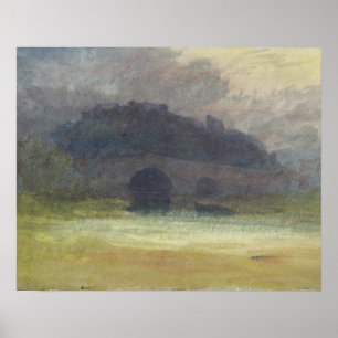 Pôster Joseph Mallord William Turner Evening Landscape