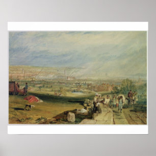 Pôster Joseph Mallord William Turner Leeds (w/c em
