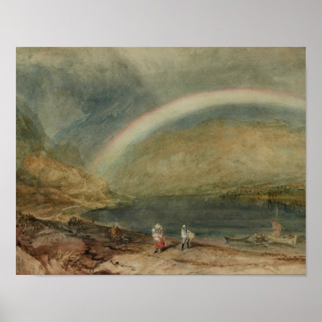 Poster Joseph Mallord William Turner - O Arco-Íris (Frente)