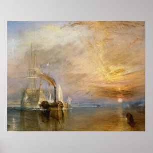 Pôster Joseph Mallord William Turner   The Fighting Temer