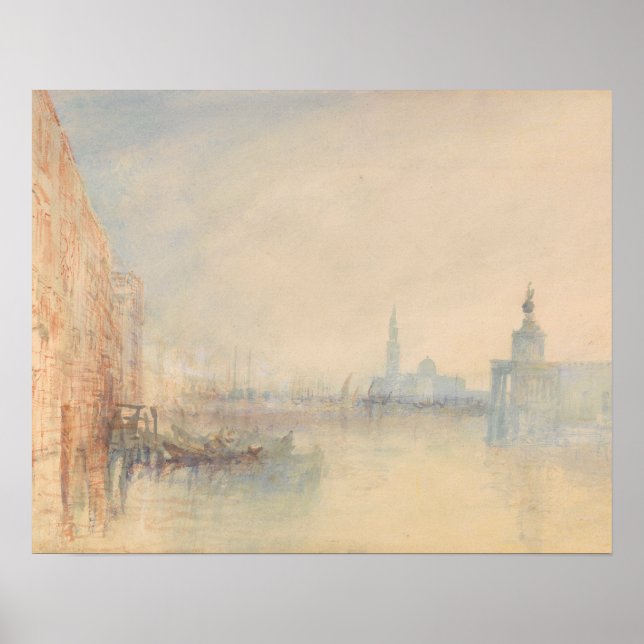 Poster Joseph Mallord William Turner - Veneza, A Boca (Frente)