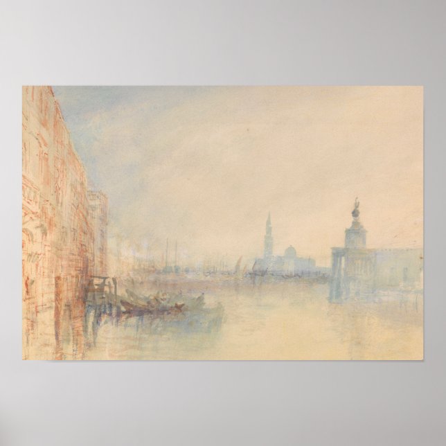 Poster Joseph Mallord William Turner - Veneza, A Boca (Frente)