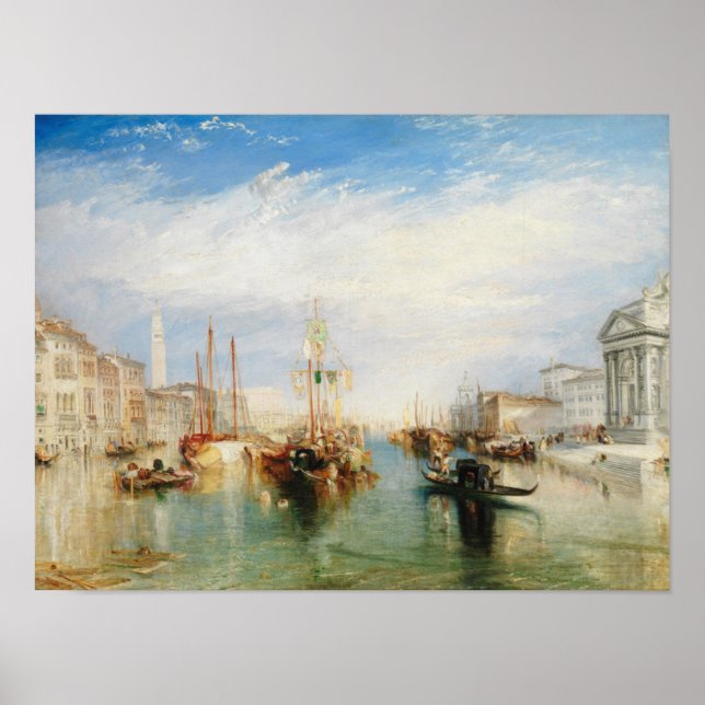 Pôster Joseph Mallord William Turner | Veneza, do P (Frente)