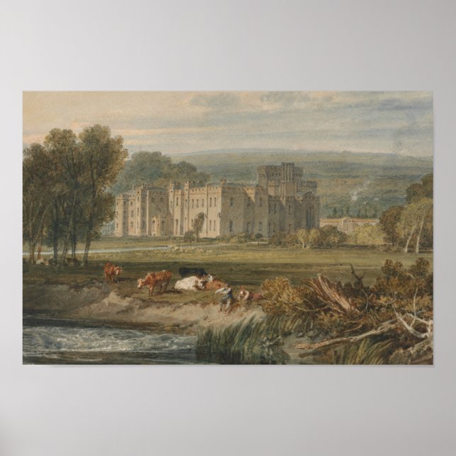 Pôster Joseph Mallord William Turner - Visão de Hampton (Frente)