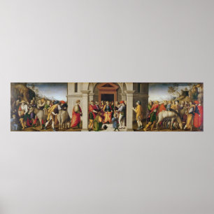 Poster Joseph recebe seus irmãos, C. 1515