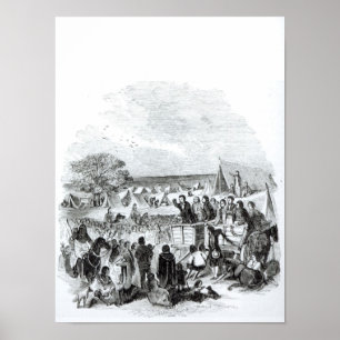 Poster Joseph Smith que Preaching na região selvagem