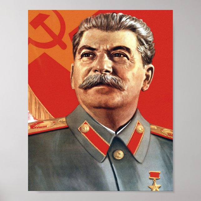 Poster Joseph Stalin Portrait (Frente)