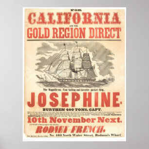 Poster "Josephine" à propaganda de Califórnia (1280A)