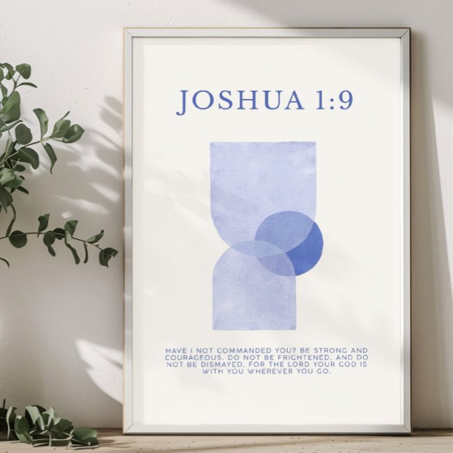 Poster Joshua 1:9 (Criador carregado)