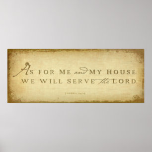 Pôster Joshua 24:15