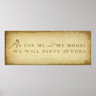 Pôster Joshua 24:15