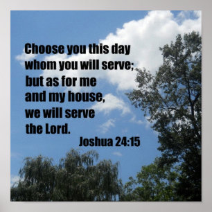 Pôster Joshua 24:15