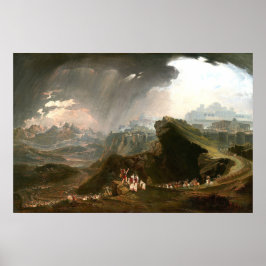 Poster Joshua Comprometendo o Sol - John Martin Fine Art