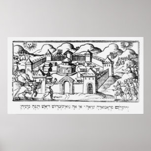 Poster Joshua nas paredes de Jericho