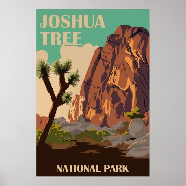 Poster Joshua Tree I (Frente)