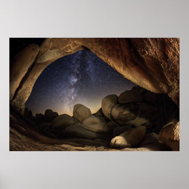 Poster Joshua Tree National Park Night Sky (Frente)