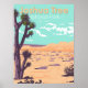 Poster Joshua Tree National Park Primaveras Vintage (Frente)