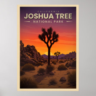 Poster Joshua tree V01