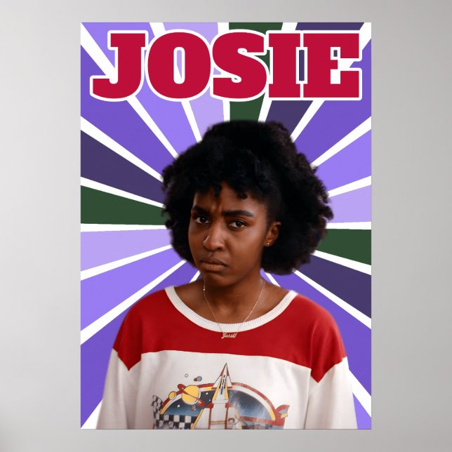 Poster Josie do Botories 2023 | Ayo Edebiri | Retro (Frente)