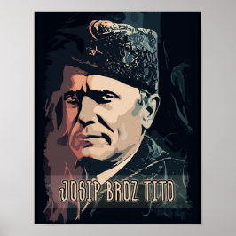 Poster Josip Broz Tito Presidente da Jugoslávia SFRJ
