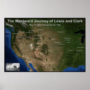 Pôster Journey of Lewis and Clark