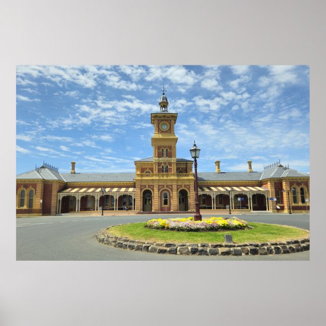 Poster Journey through Time at Albury Station (Frente)