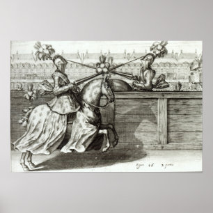 Poster Jousting Tournament in a square