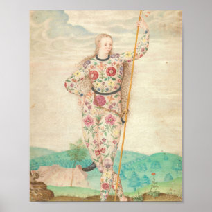 Poster Jovem Celta Tatuado Filha do Guerreiro Jacques