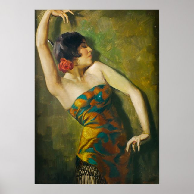 Poster Jovem dançando por George Owen Wynne Apperley (Frente)